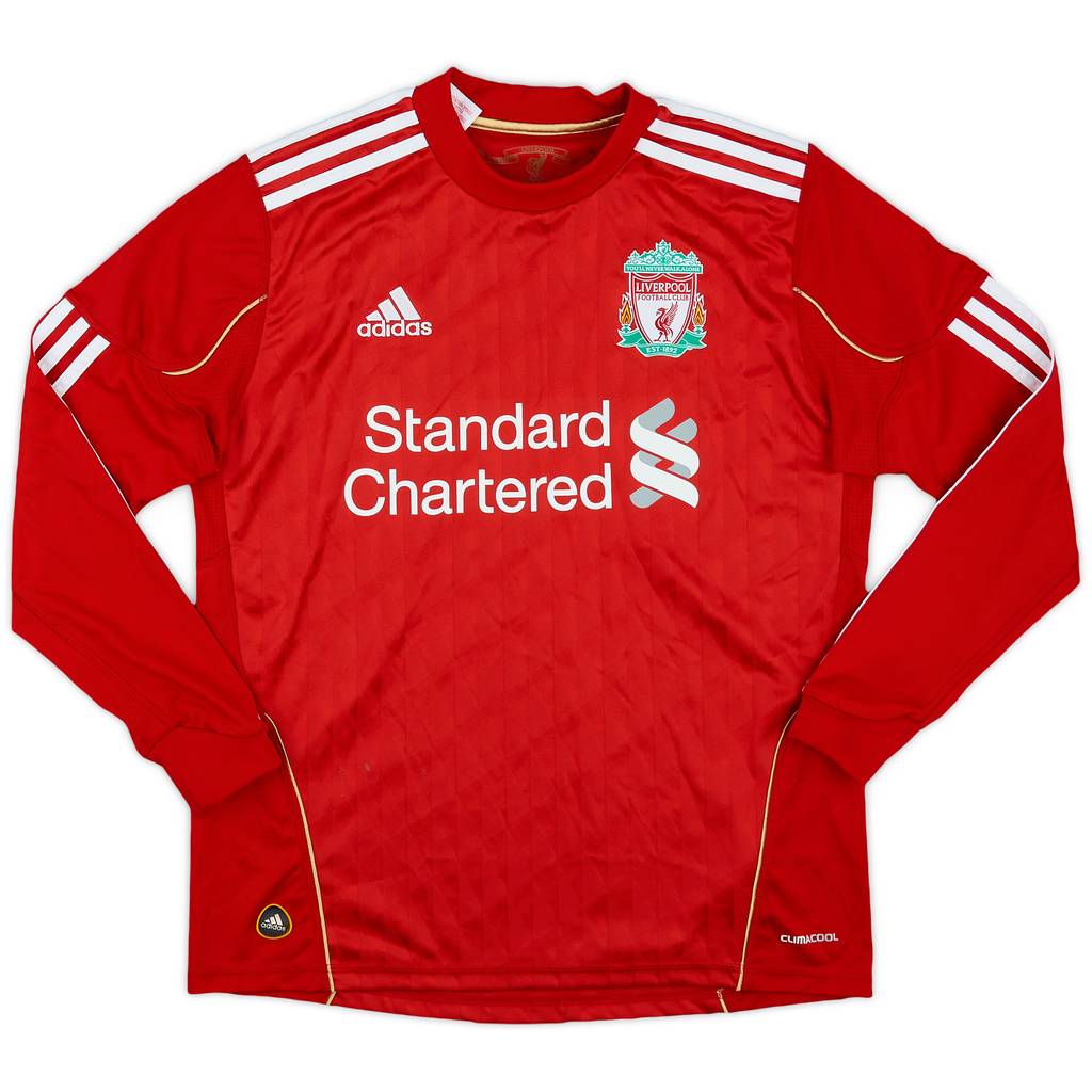2010-12 Liverpool Home L/S Shirt - 7/10 - (L.Boys)