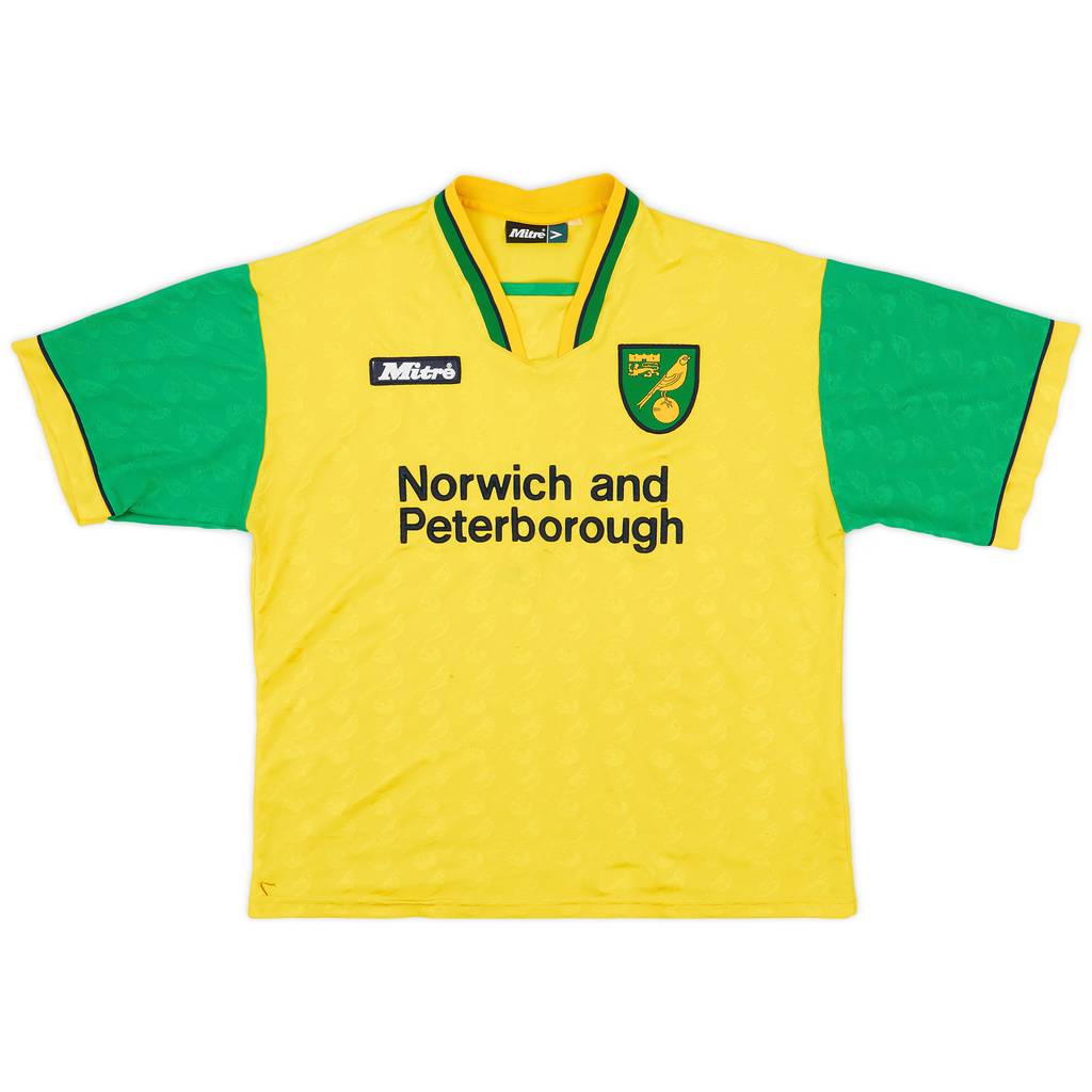 1996-97 Norwich Home Shirt - 5/10 - (XL)