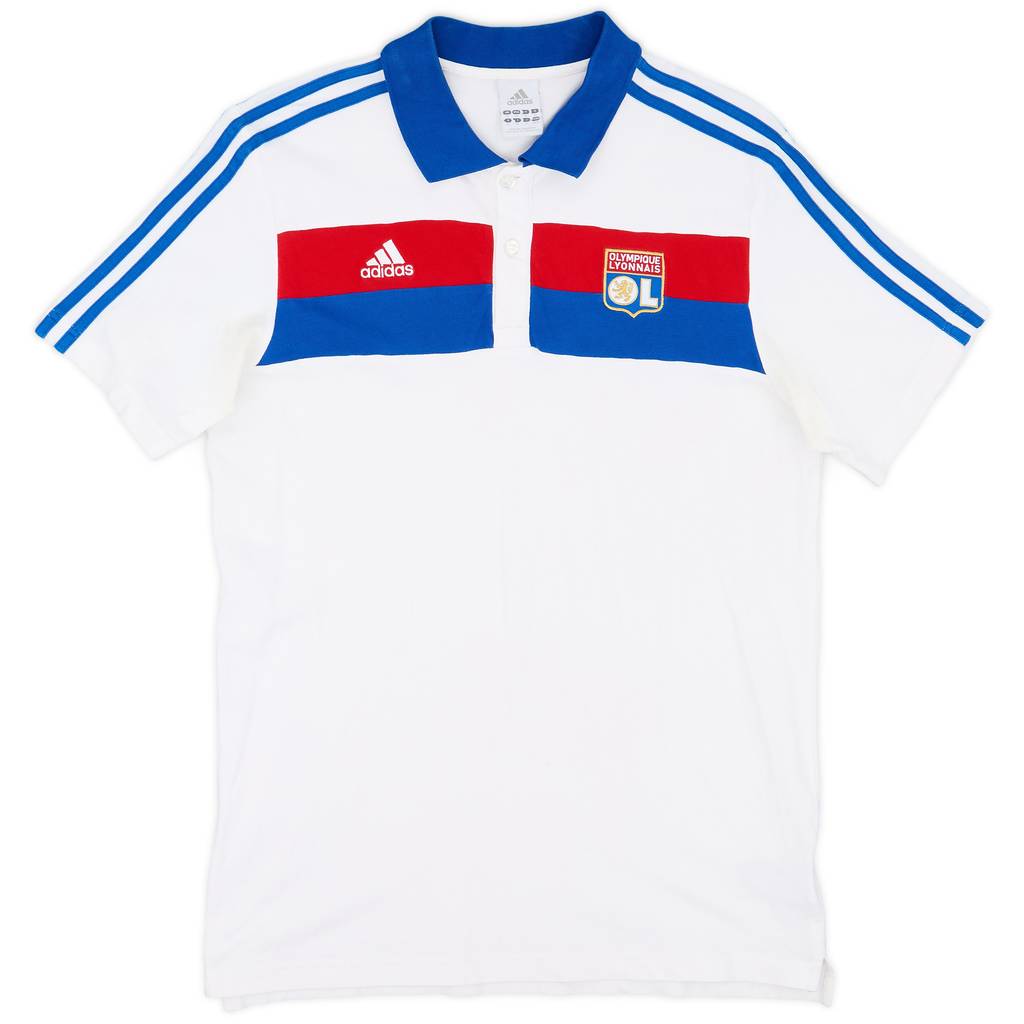2011-12 Lyon adidas Polo Shirt - 8/10 - (M)
