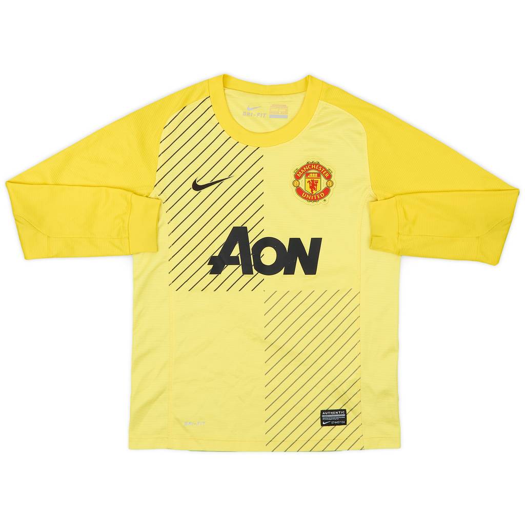 2013-14 Manchester United GK Shirt - 9/10 - (S.Boys)