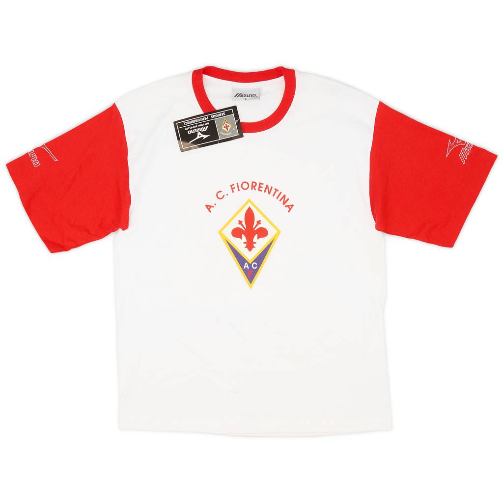 2001-02 Fiorentina Mizuno Cotton Tee (S)