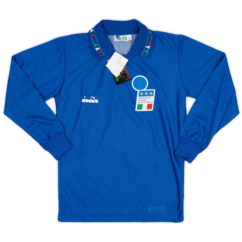1992-93 Italy Home L/S Shirt (M.Boys)