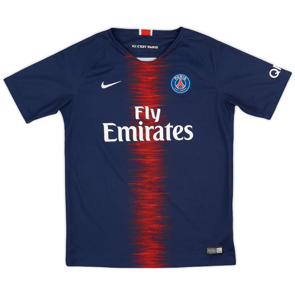 2018-19 Paris Saint-Germain Home Shirt - 9/10 - (XL.Boys)
