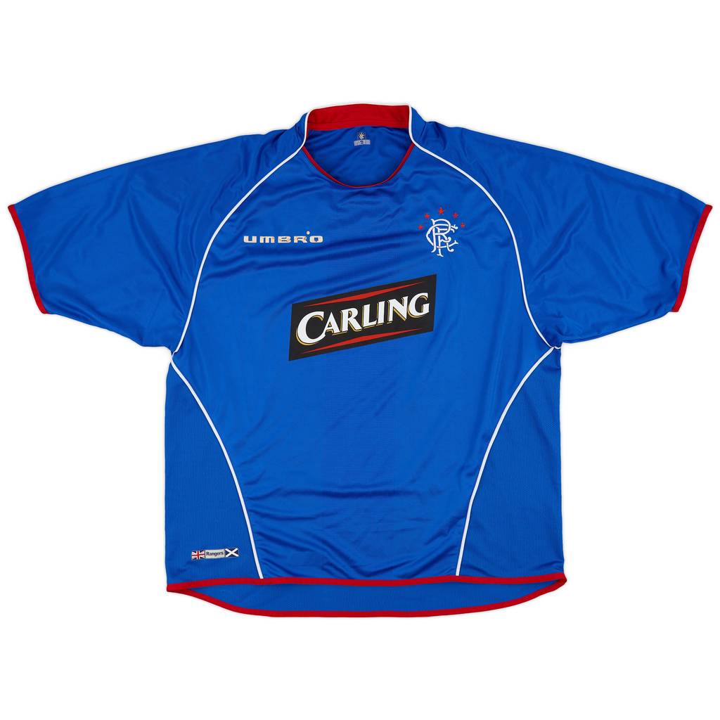 2005-06 Rangers Home Shirt - 6/10 - (XL)