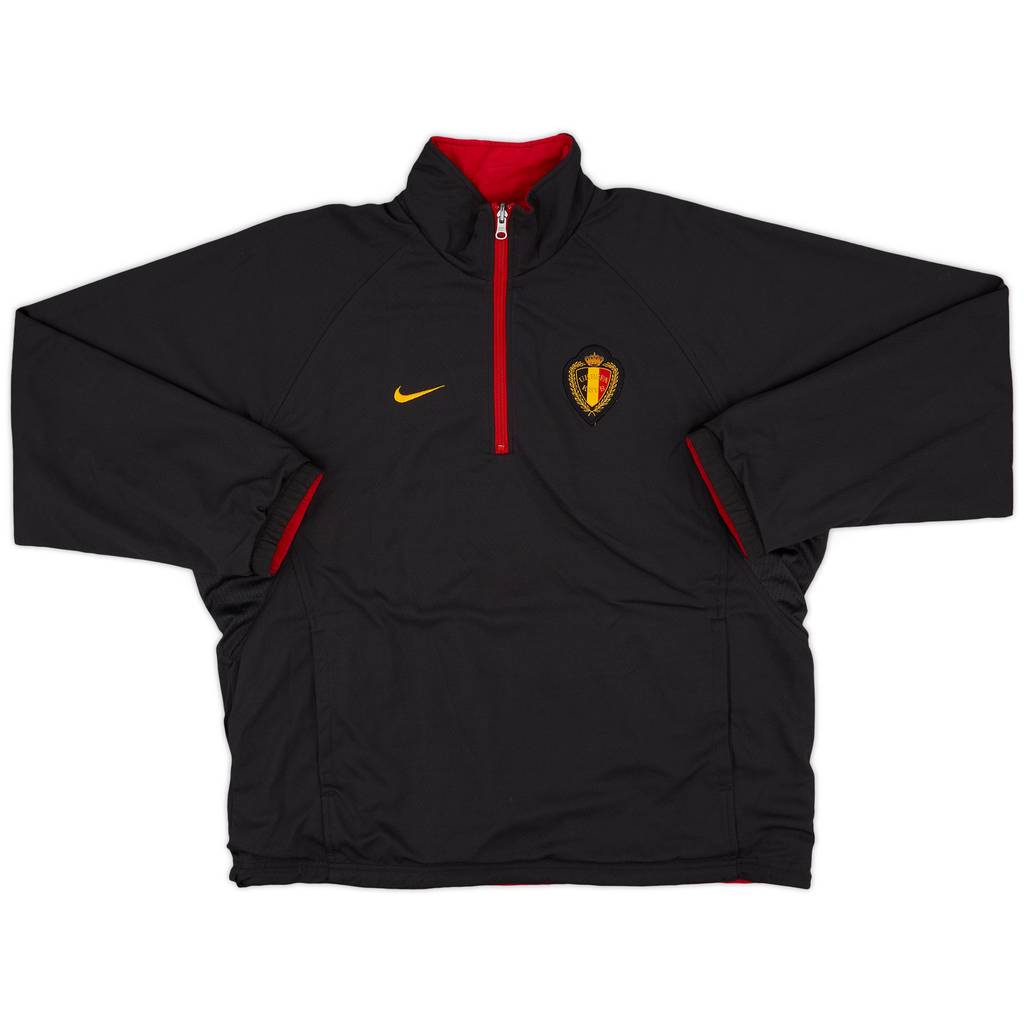 2000-01 Belgium Nike Reversible 1/4 Zip Track Jacket - 7/10 - (S)