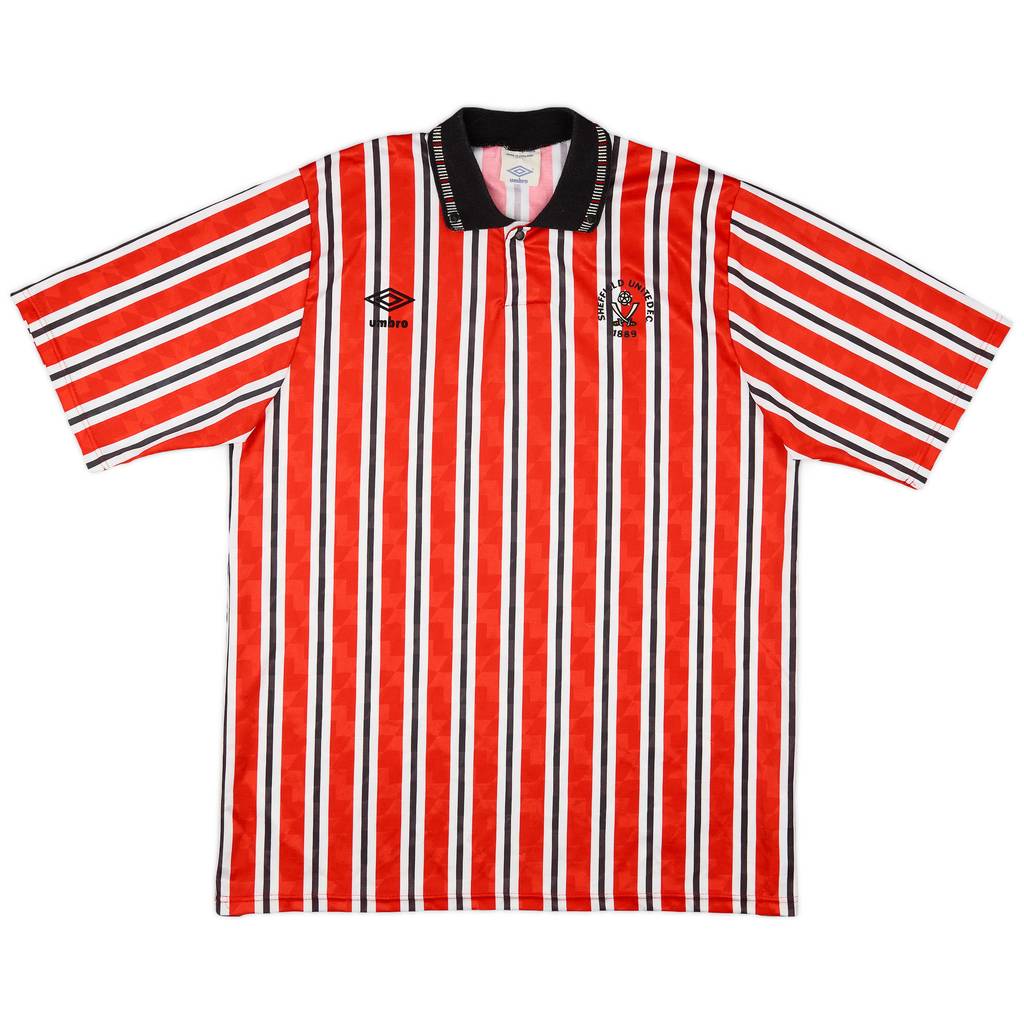 1990-92 Sheffield United Home Shirt - 9/10 - (L)