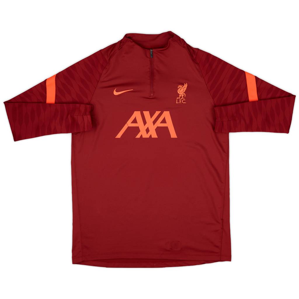 2021-22 Liverpool Nike 1/4 Zip Training Top - 6/10 - (L)