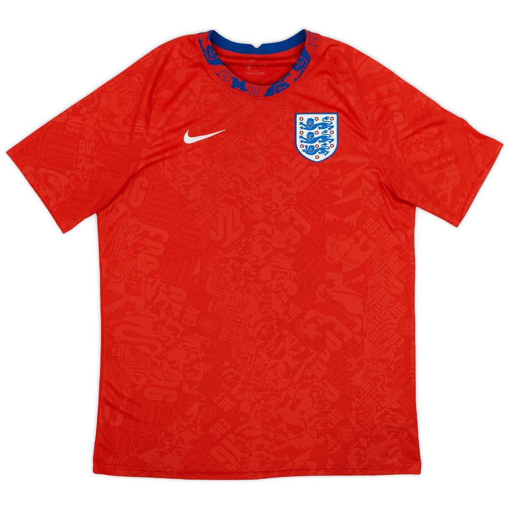 2020-21 England Nike Training Shirt - 8/10 - (L)