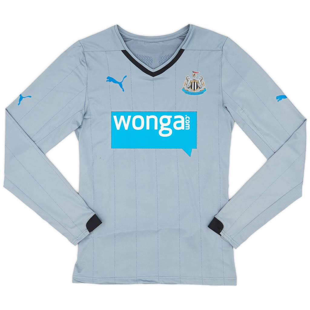 2014-15 Newcastle Player Issue ACTV Fit Away L/S Shirt - 8/10 - (XL)
