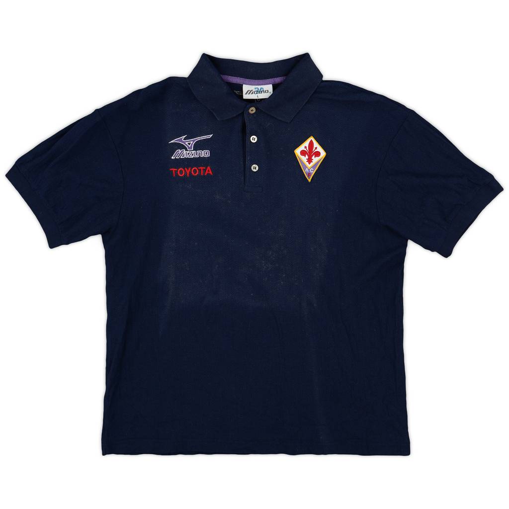 2001-02 Fiorentina Mizuno Polo Shirt - 5/10 - (L)