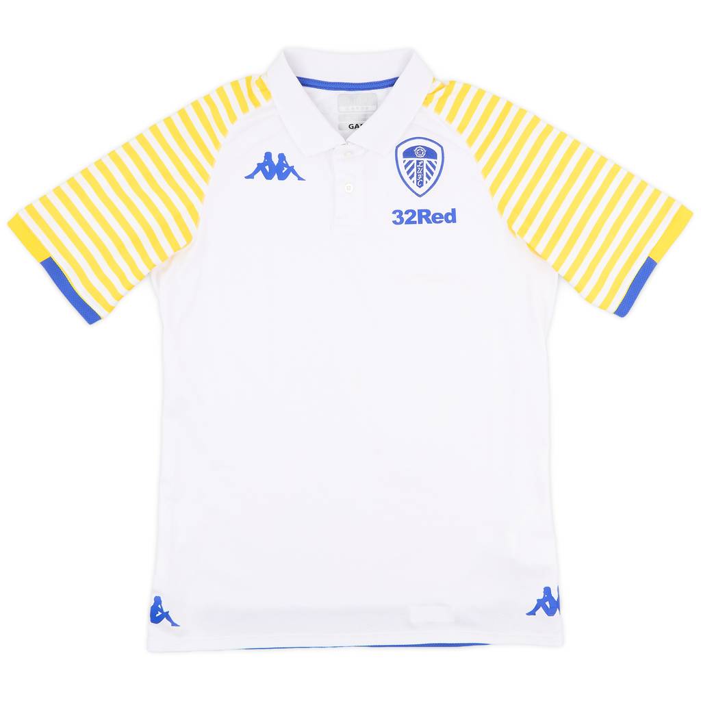 2019-20 Leeds United Kappa Polo Shirt - 8/10 - (M)