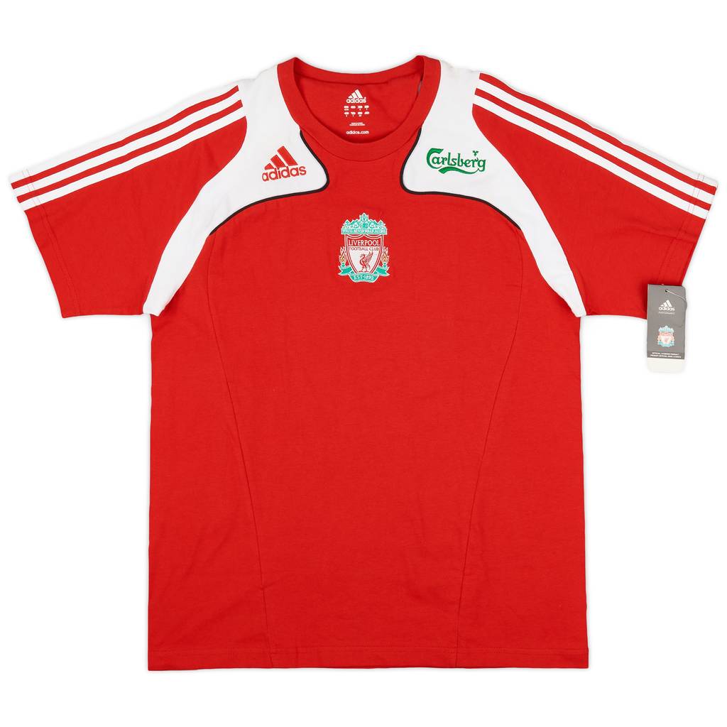 2008-09 Liverpool adidas Cotton Tee (L)