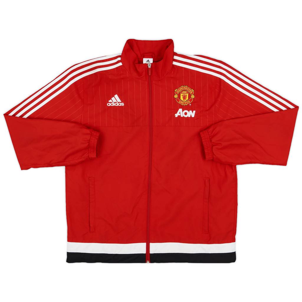 2016-17 Manchester United adidas Track Jacket - 8/10 - (L)