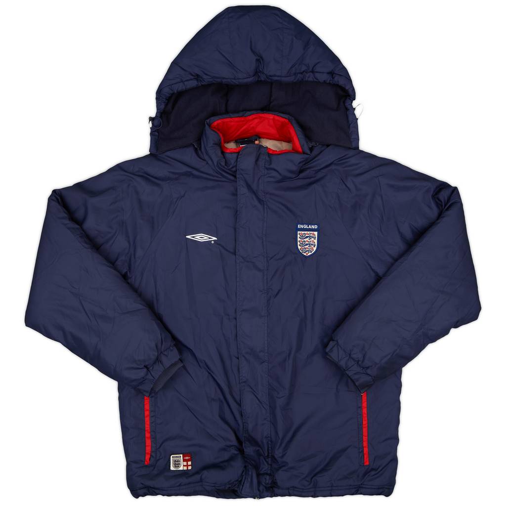2007-08 England Umbro Padded Bench Coat - 6/10 - (S)
