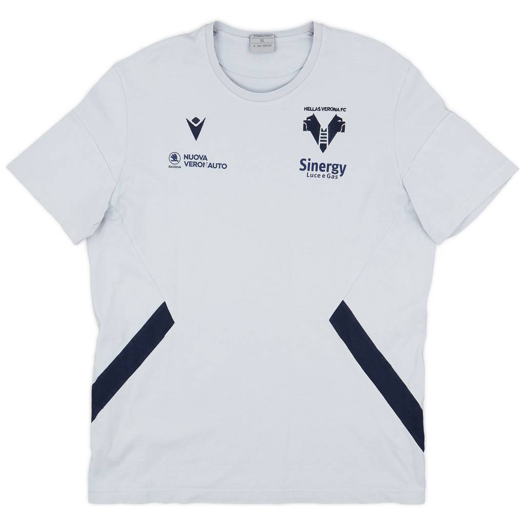 2021-22 Hellas Verona Macron Polo Shirt - 6/10 - (XL)