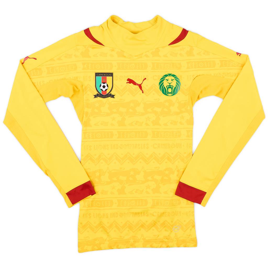 2014-15 Cameroon Player Issue Away L/S Shirt - 8/10 - (S)