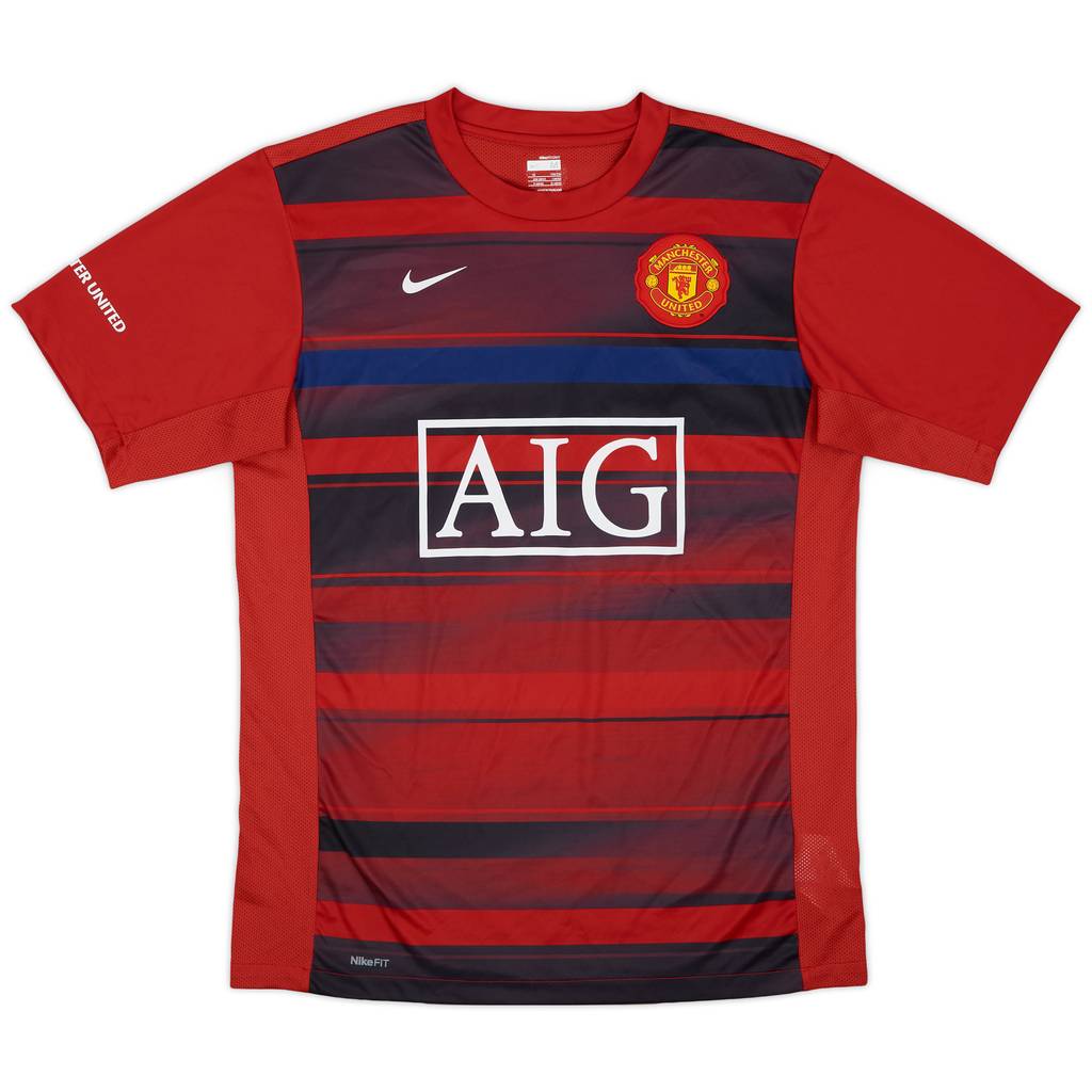 2009-10 Manchester United Nike Training Shirt - 9/10 - (M)