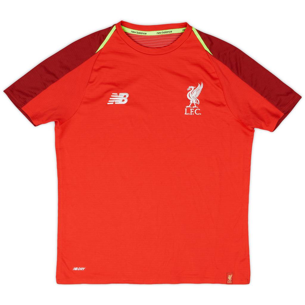 2018-19 Liverpool New Balance Training Shirt - 8/10 - (XL.Boys)