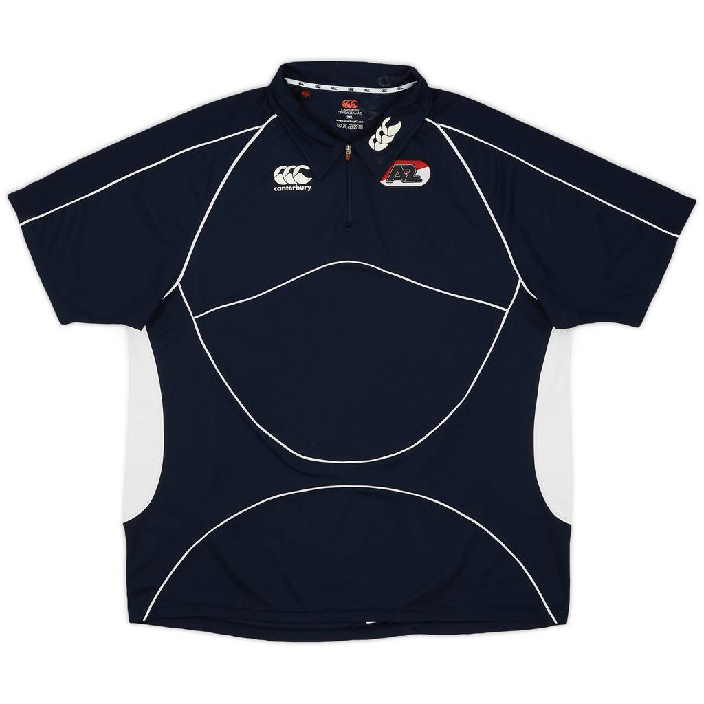 2008-09 AZ Alkmaar Canterbury 1/4 Zip Polo Shirt - 7/10 - (XXL)