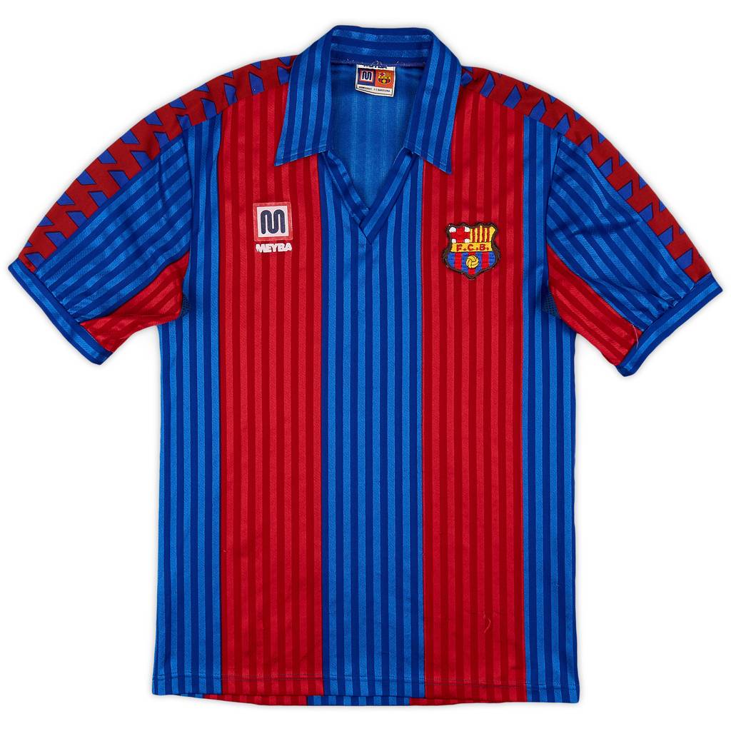 1989-92 Barcelona Home Shirt - 7/10 - (S)