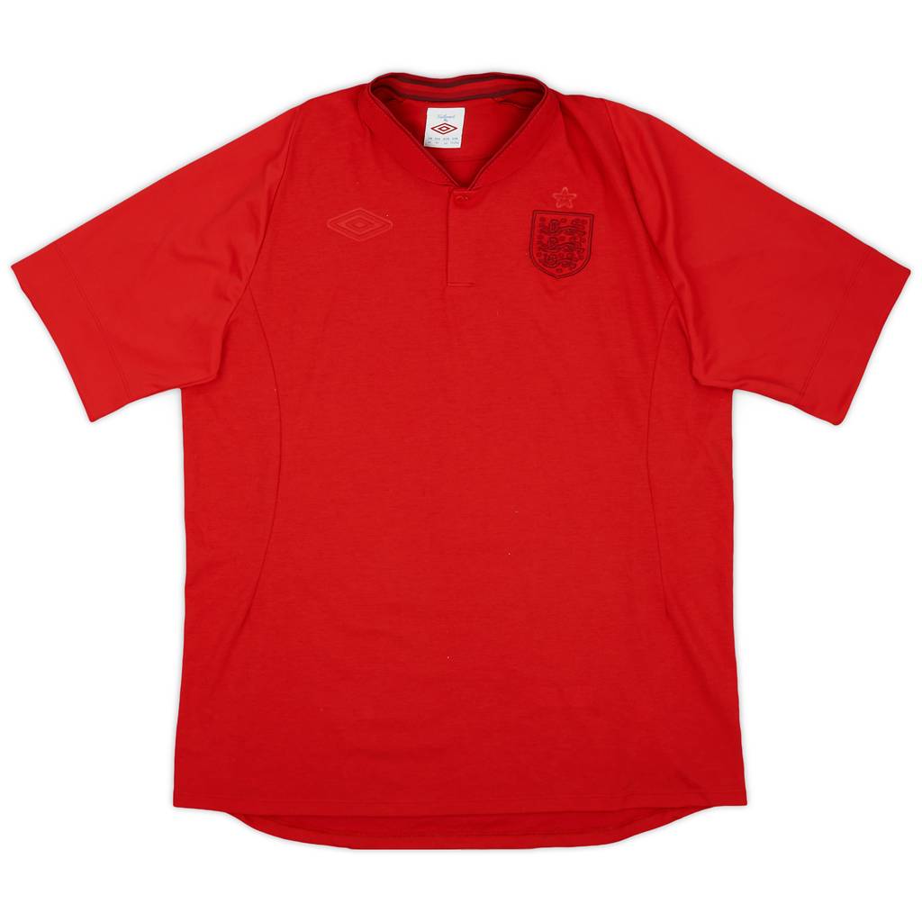 2010-11 England Special Edition Tonal Polo Shirt - 8/10 - (L)