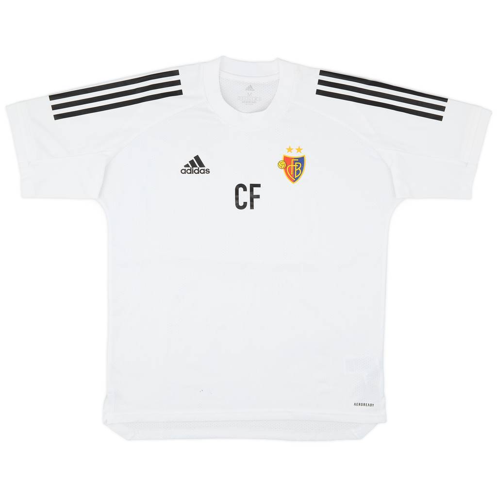 2020-21 FC Basel Staff Issue adidas Training Shirt CF - 8/10 - (M)