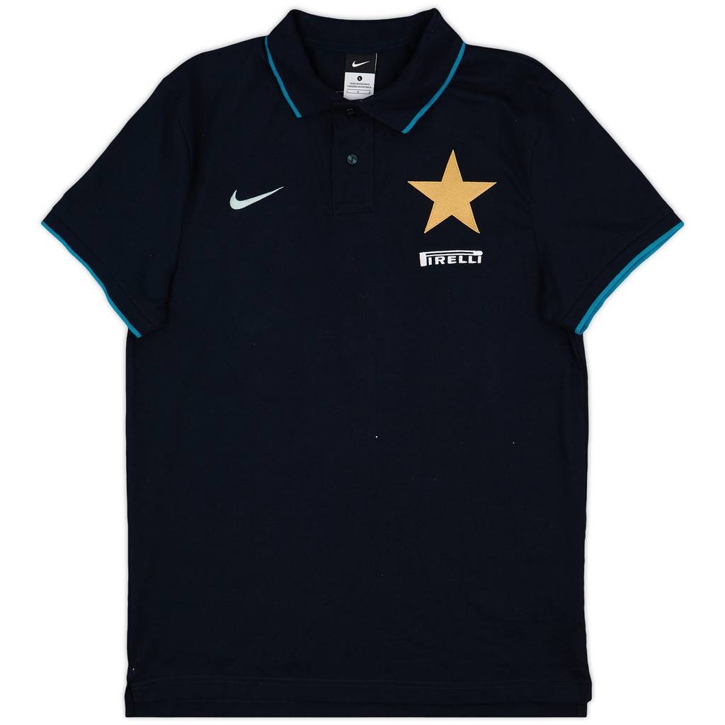 2010-11 Inter Milan Nike Polo Shirt - 9/10 - (L)
