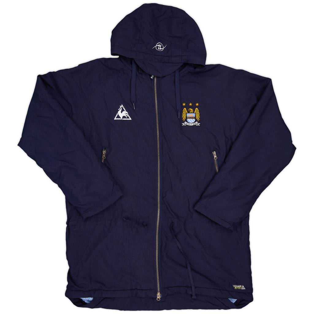 2007-09 Manchester City Le Coq Sportif Padded Bench Coat - 9/10 - (L)