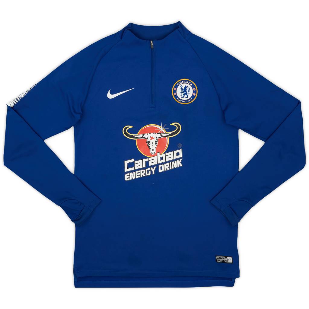 2018-19 Chelsea Nike 1/4 Zip Drill Top - 6/10 - (S)