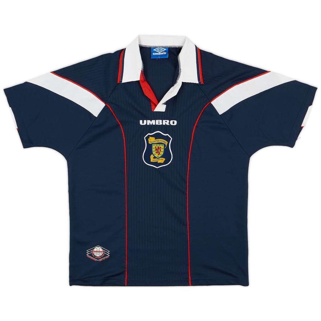 1996-98 Scotland Home Shirt - 8/10 - (L)