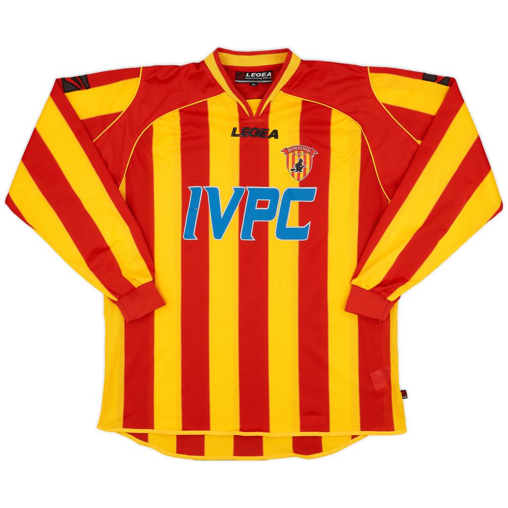 2006-07 Benevento Home L/S Shirt - 9/10 - (XL)