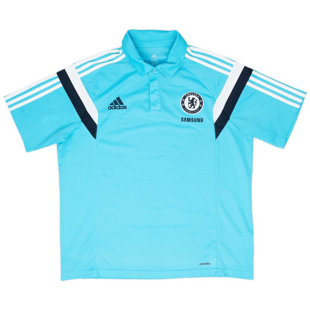 2014-15 Chelsea adidas Polo Shirt - 8/10 - (XL)