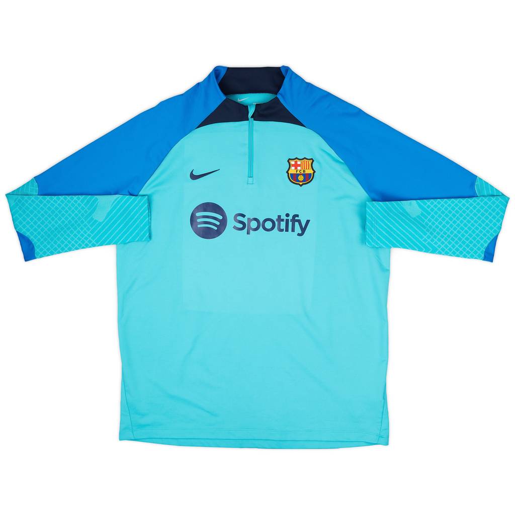 2022-23 Barcelona Nike 1/4 Zip Drill Top - 10/10 - (XL)