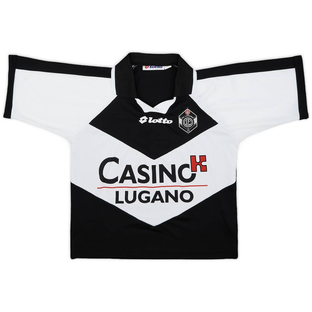 1997-98 FC Lugano Home Shirt - 8/10 - (L.Boys)