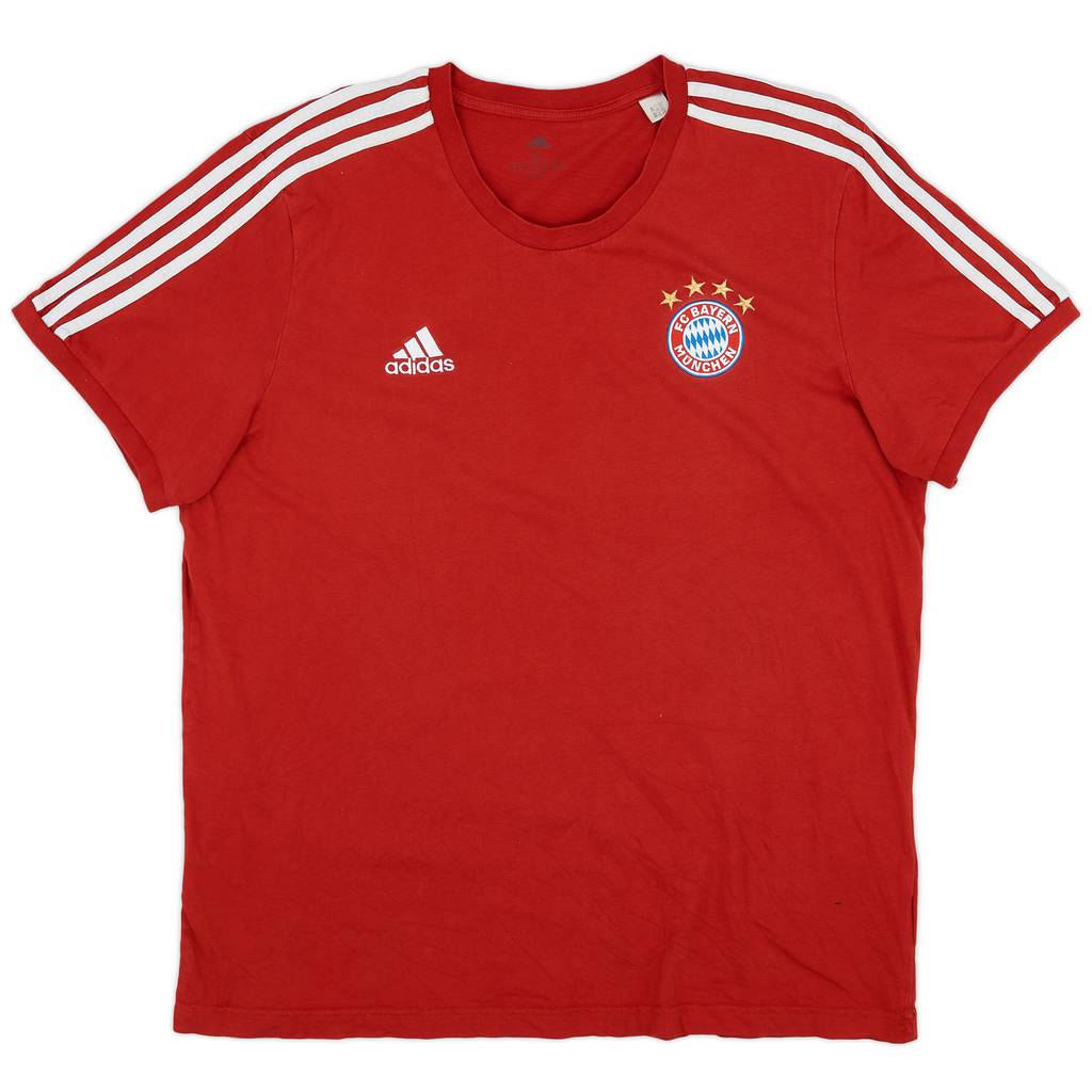 2020-21 Bayern Munich adidas Cotton Tee - 9/10 - (XL)