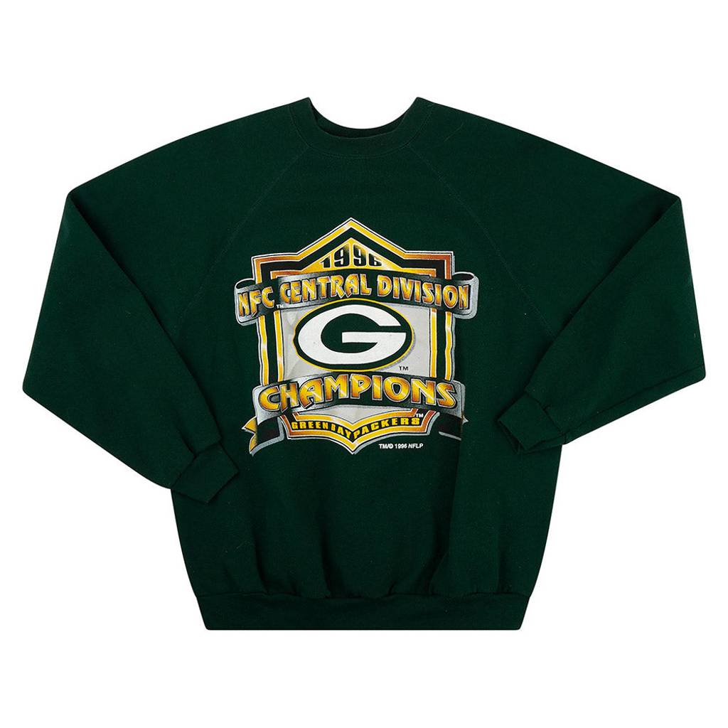 1996 Green Bay Packers NFC Central Division Champions Sweat Top XL