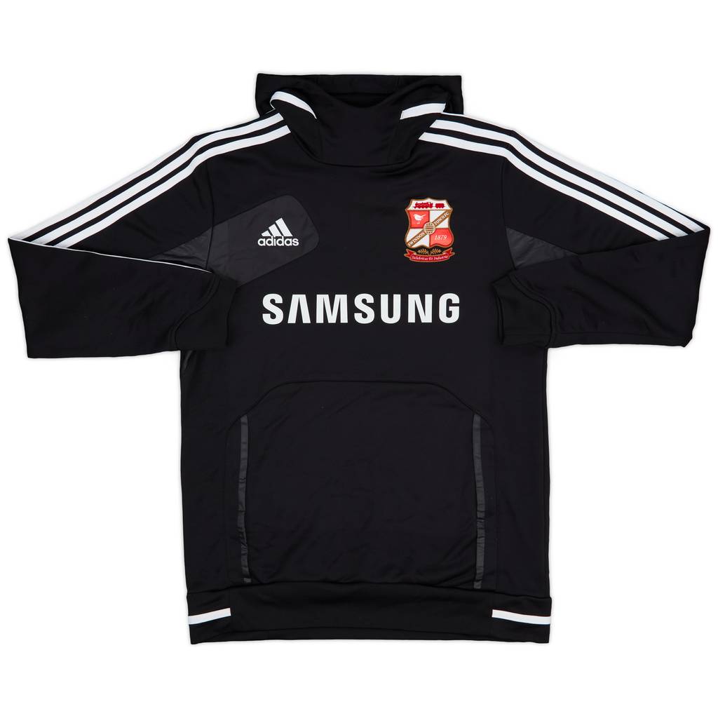 2012-13 Swindon adidas Hooded Drill Top - 9/10 - (L)
