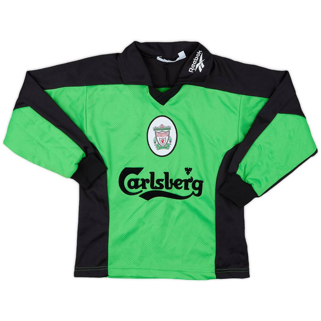 1997-98 Liverpool GK Shirt - 9/10 - (4-5Y)