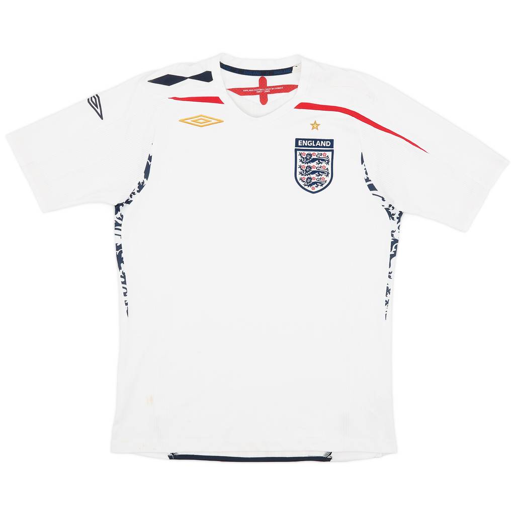 2007-09 England Home Shirt - 7/10 - (S)