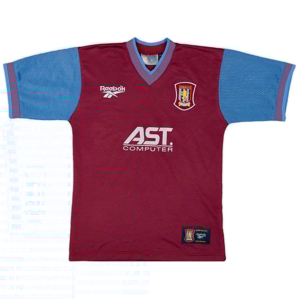 1997-98 Aston Villa Home Shirt - 8/10 - (Y)