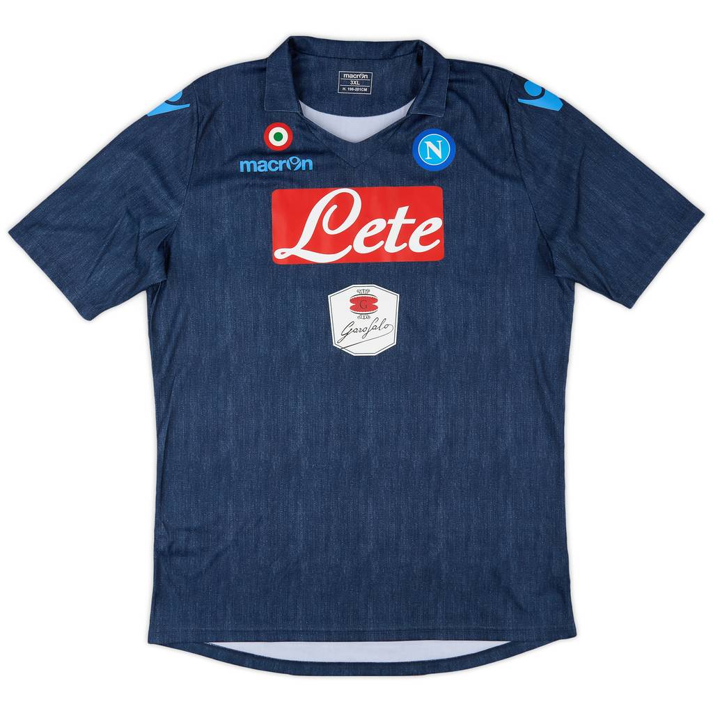 2014-15 Napoli Away Shirt - 9/10 - (3XL)