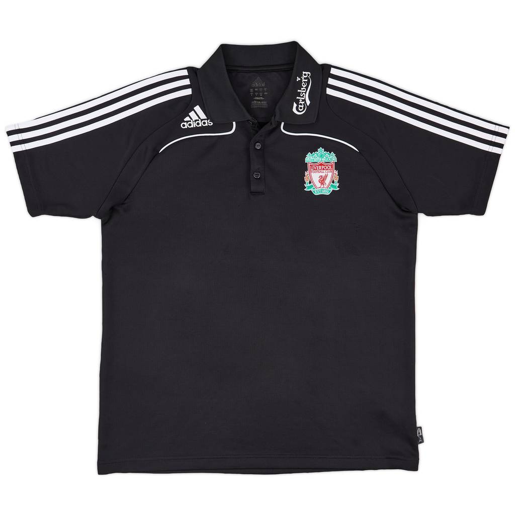 2008-09 Liverpool adidas Polo Shirt - 8/10 - (M/L)