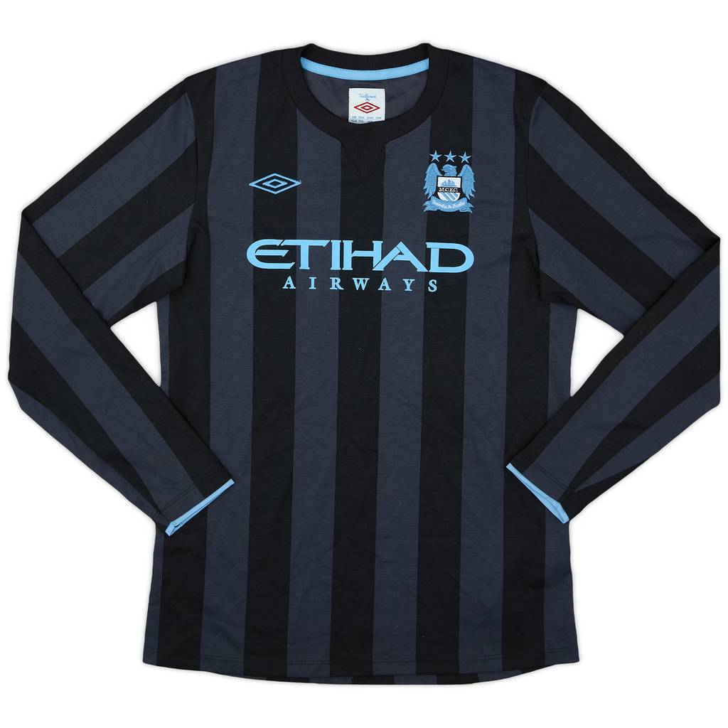 2012-13 Manchester City Third L/S Shirt - 9/10 - (XL.Boys)