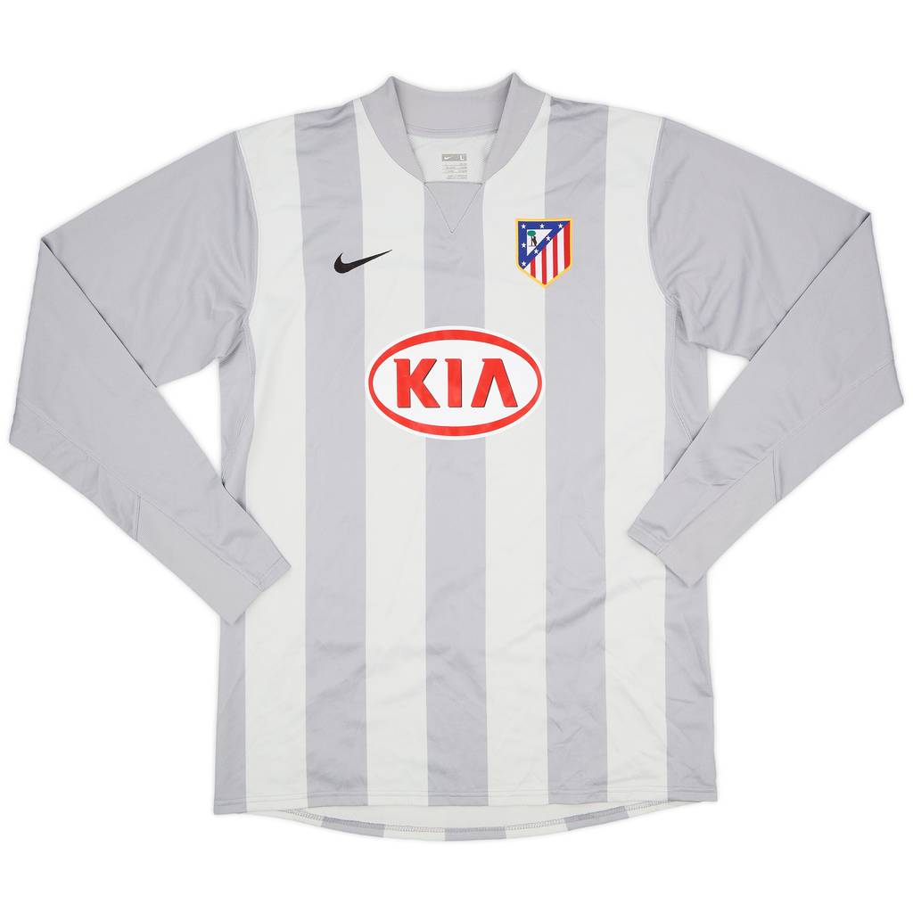 2007-08 Atletico Madrid Player Issue GK Shirt - 9/10 - (L)