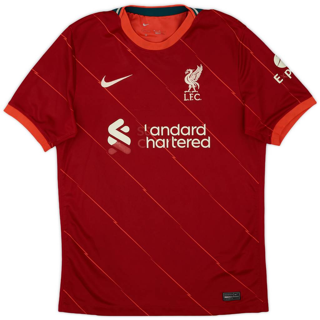 2021-22 Liverpool Home Shirt - 4/10 - (M)