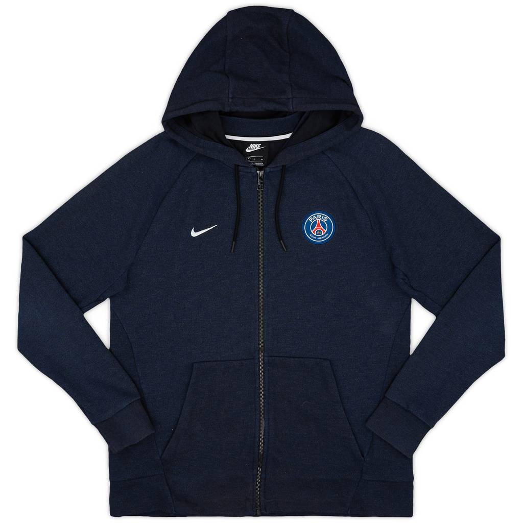 2018-19 Paris Saint-Germain Nike Hooded Track Top - 8/10 - (M)