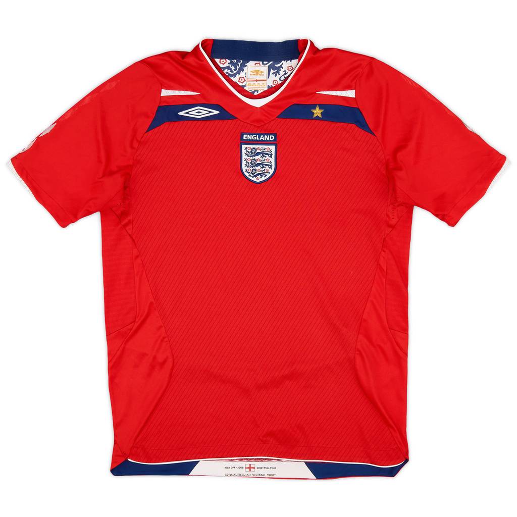 2008-10 England Away Shirt - 9/10 - (XL.Boys)