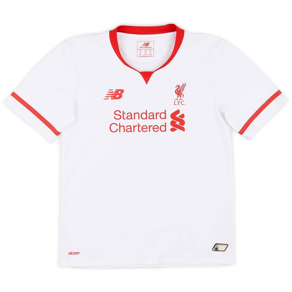 2015-16 Liverpool Away Shirt - 8/10 - (S.Boys)