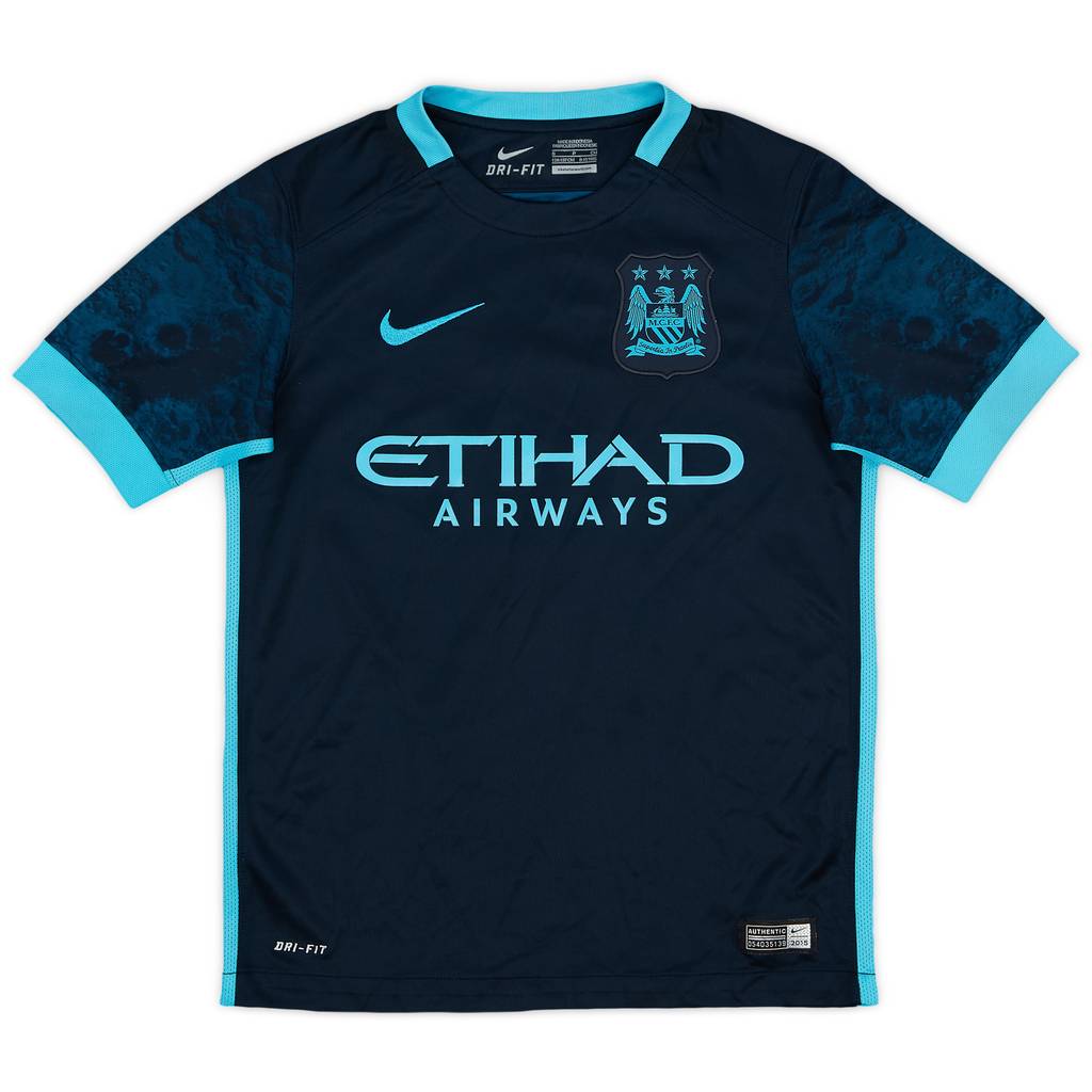2015-16 Manchester City Away Shirt - 8/10 - (S.Boys)
