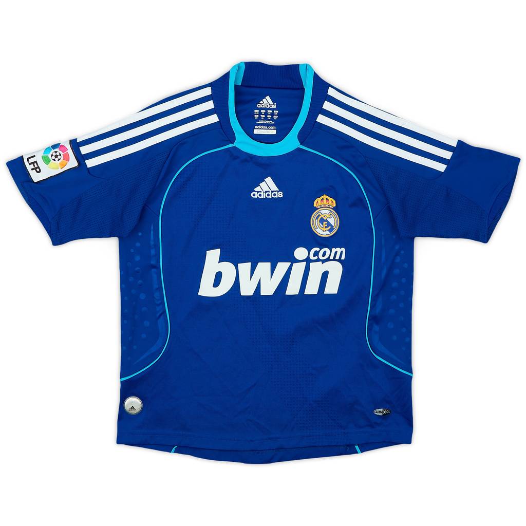 2008-09 Real Madrid Away Shirt - 9/10 - (7-8 Years)